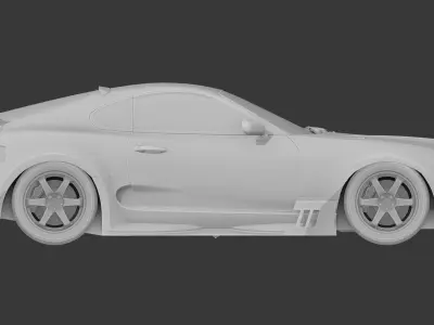 TOYOTA SUPRA VARIS RIDOX Low-poly 3D model