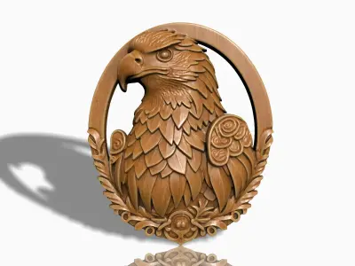 EAGLE RELIEF FOR CNC AND 3D PRINTING 3D print model