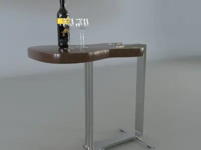 Guitar Table 3D model