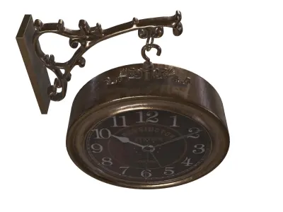 wall clock ornament design 3D model