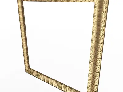 Classic Frame 029 Low-poly 3D model