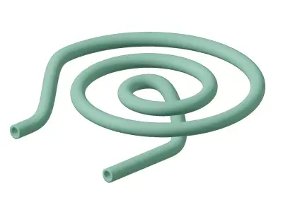 Plastic Cooktop Heating Coil Toy 3D model