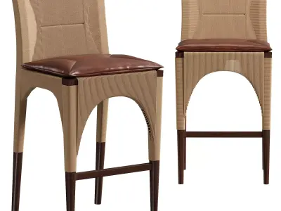 COCOON SIDE CHAIR by baker 3D model