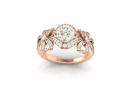 ENGAGEMENT RING 3D print model 41