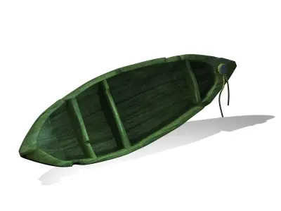 Game Elven Forest - Shipwreck 3D model