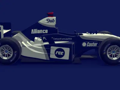 Cartoon Formula 2004 3D model