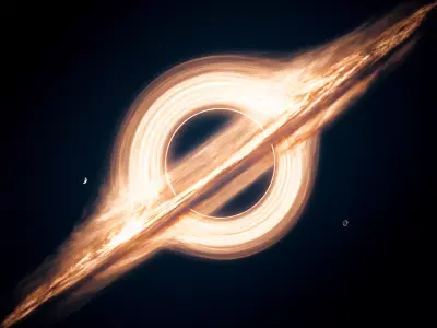 interstellar black hole Free 3D model