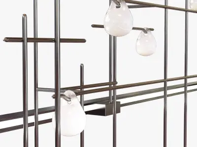 Hubbardton forge spring led pendant 3D model