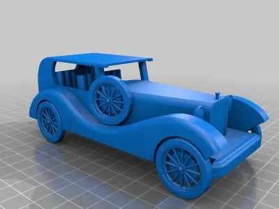 Antique Vintage Style Car for WeLoveCars Collection by whatakuai Free 3D print model