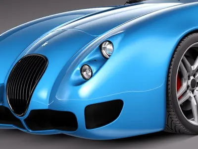 Wiesmann GT MF5 2008-2013 3D model