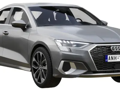 Audi A3 Limousine 2021 3D model