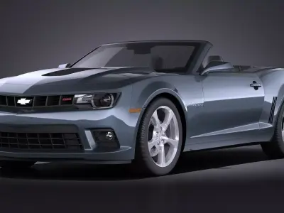 Chevrolet Camaro SS Convertible 2014 VRAY 3D model