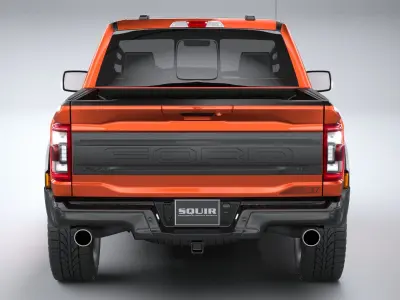 F150 Raptor Regular Cab 2022 3D model