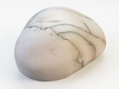 Small Stone 03 PBR Low-poly 3D model