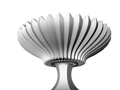 glassware decore plate  3D print model