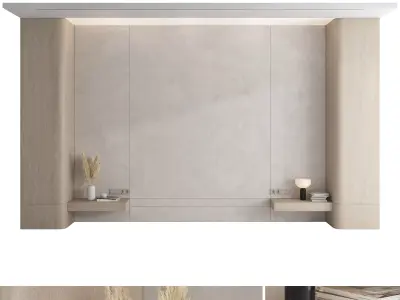 Decorative wall panel set 116 3D model