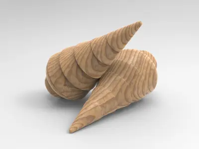 Xmas Christmas Decoration Low-poly 3D model
