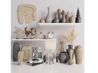 Decorative Set Vol-03 3D model