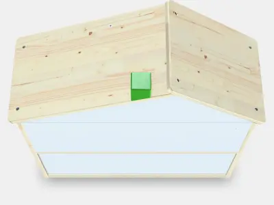 FLISAT Dolls house-wall shelf 1 Low-poly 3D model