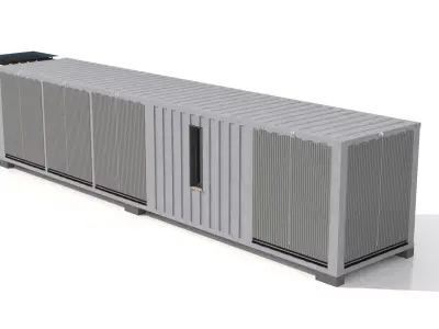 Container Glass House 3D model