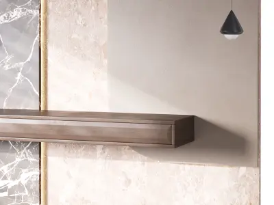 Decorative Wall panel  06 3D model