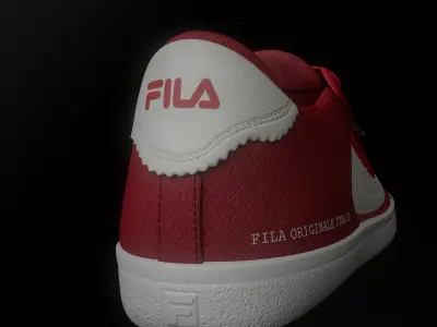 Fila Shoes Low-poly 3D model