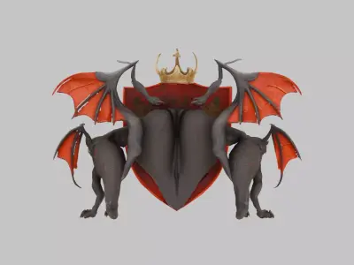 Vampiric Themed Shifter 3D model