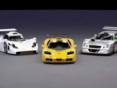 Holy Trinity 90s Car Pack  3D model
