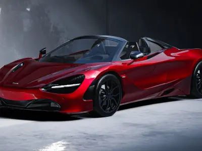 McLaren 720s Low-poly 3D model