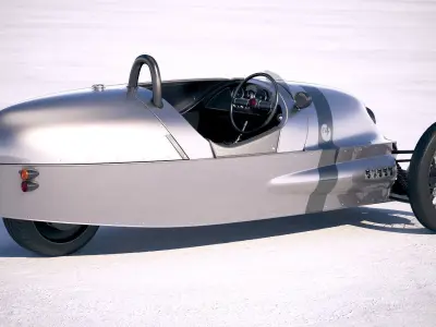 Morgan 3 Wheeler EV3 2018 3D model