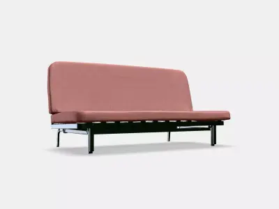 NYHAMN Cover for 3-seat sofa-bed 1 Low-poly 3D model