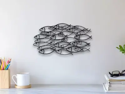 Fish Wall Art 3D print model purchase