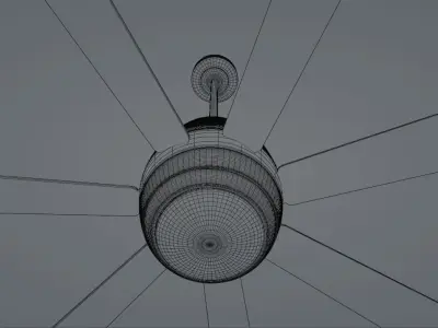 Gail Barington Ceiling Fan 3D model