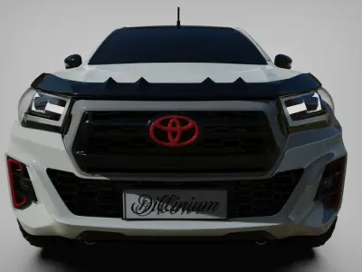 2021 Toyota Hilux Black edition  3D model