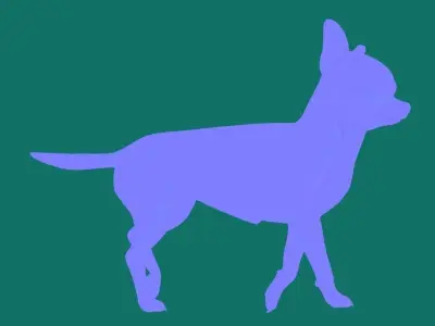 Chihuahua Game Ready 3D model