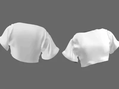 Fame Outfit vol 01 80s Collection 3D model