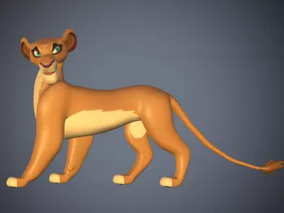 Vitani Lion King Model Low-poly 3D model