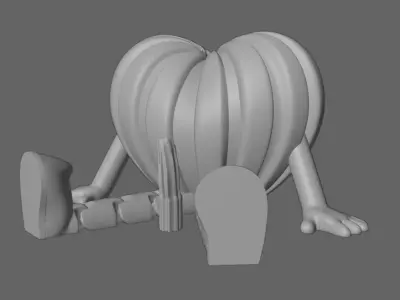 ARTICULATED HEART 3D print model