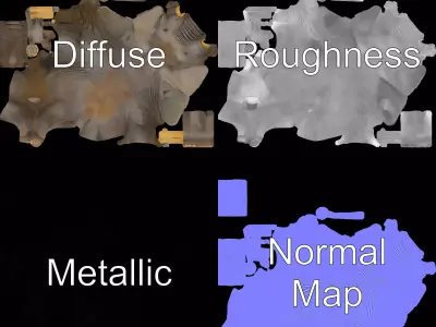 Majestic Elephant model pack Low-poly 3D model