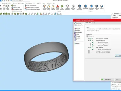 Rings 0001 3D print model