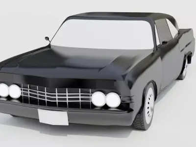 simple impala Free 3D model