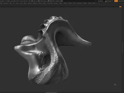 Modern Abstract Decorative sculpture 3d print model  3D print model