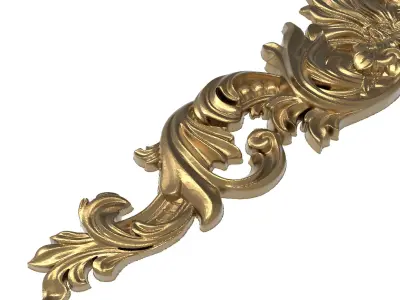 decorative pattern ready for 3D printing 3D model 27