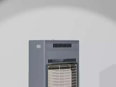 Heating system boiler 3D model