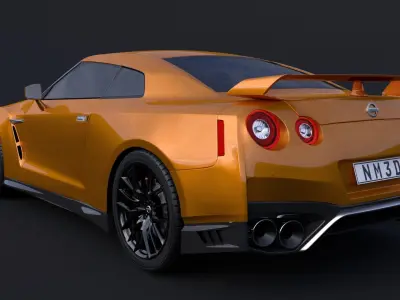 Nissan GTR R35 3D model