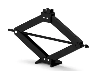 Black Car Jack 3D model