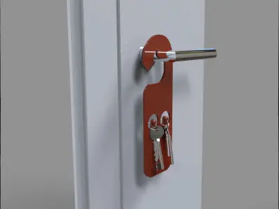 Door Hanger Key Holder 3D print model