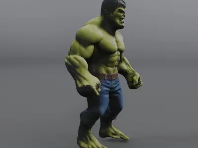 classic hulk 3D model