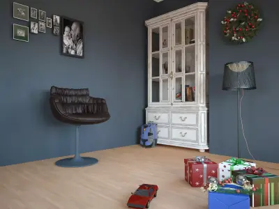 Interior Sofa Chair 25- For CNC and Interior 3D model