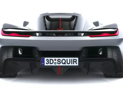 Chevrolet Corvette CX Concept 2025 3D model